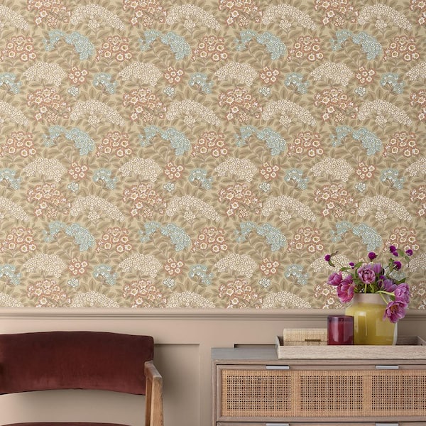 Garden Gold Peel and Stick Removable Wallpaper Panel (covers approx. 26 sq. ft.)