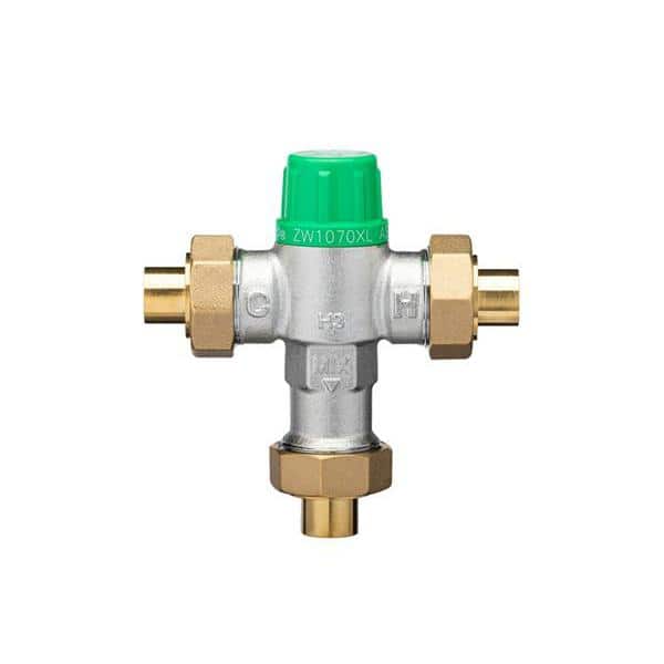 Wilkins 1 in. ZW1070XL Aqua-Gard Thermostatic Mixing Valve
