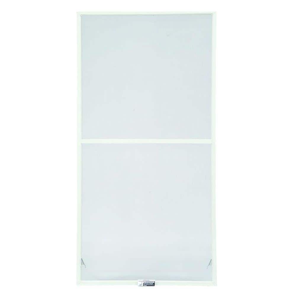 43-7/8 in. x 50-27/32 in. 200 and 400 Series White Aluminum Double-Hung Win
