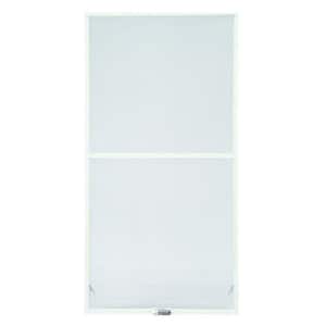 43-7/8 in. x 50-27/32 in. 200 and 400 Series White Aluminum Double-Hung Window Screen