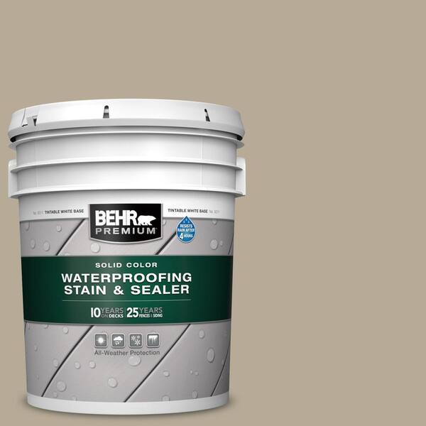 Reviews for BEHR PREMIUM 5 gal. N3104 Desert Khaki Solid Color Waterproofing Exterior Wood
