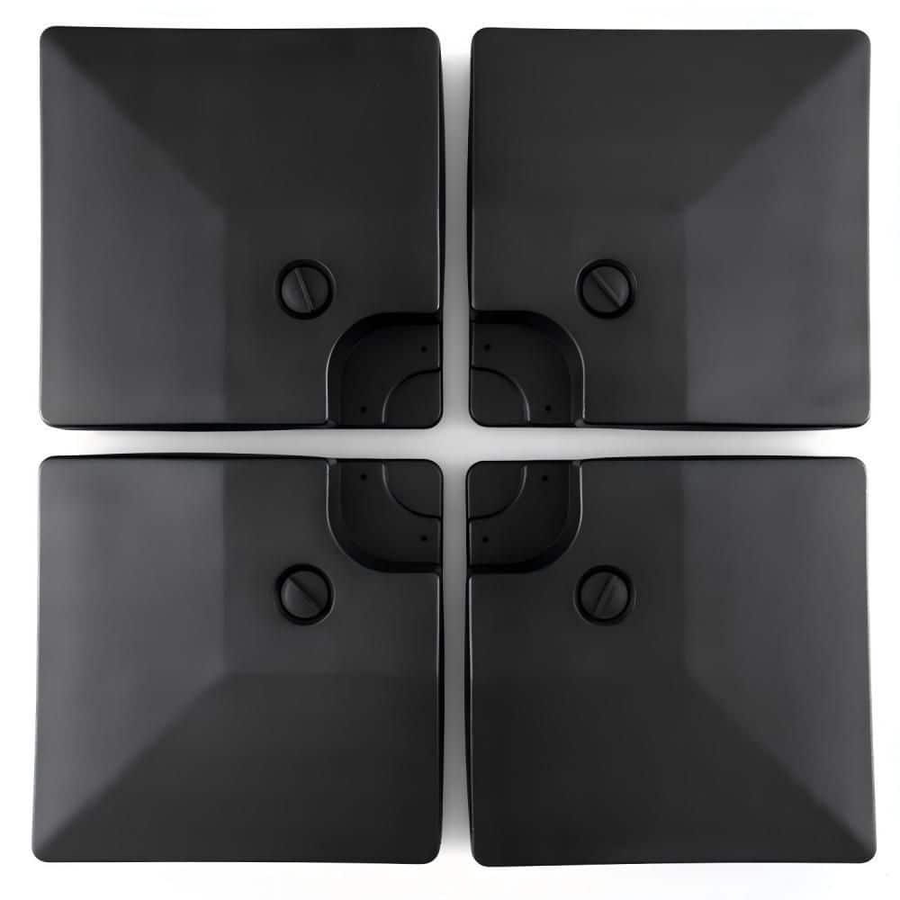 4-Piece 20L Cantilever Offset Patio Umbrella Base in Black price history on PriceWatchPro