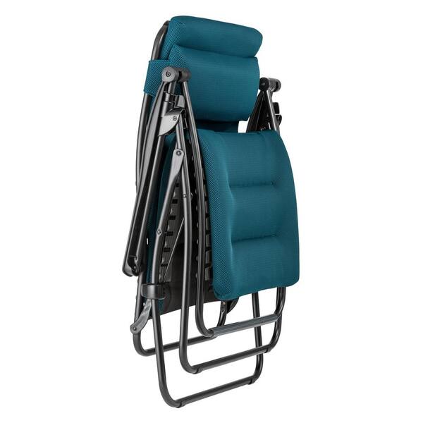 lafuma air comfort futura sun lounger coral blue