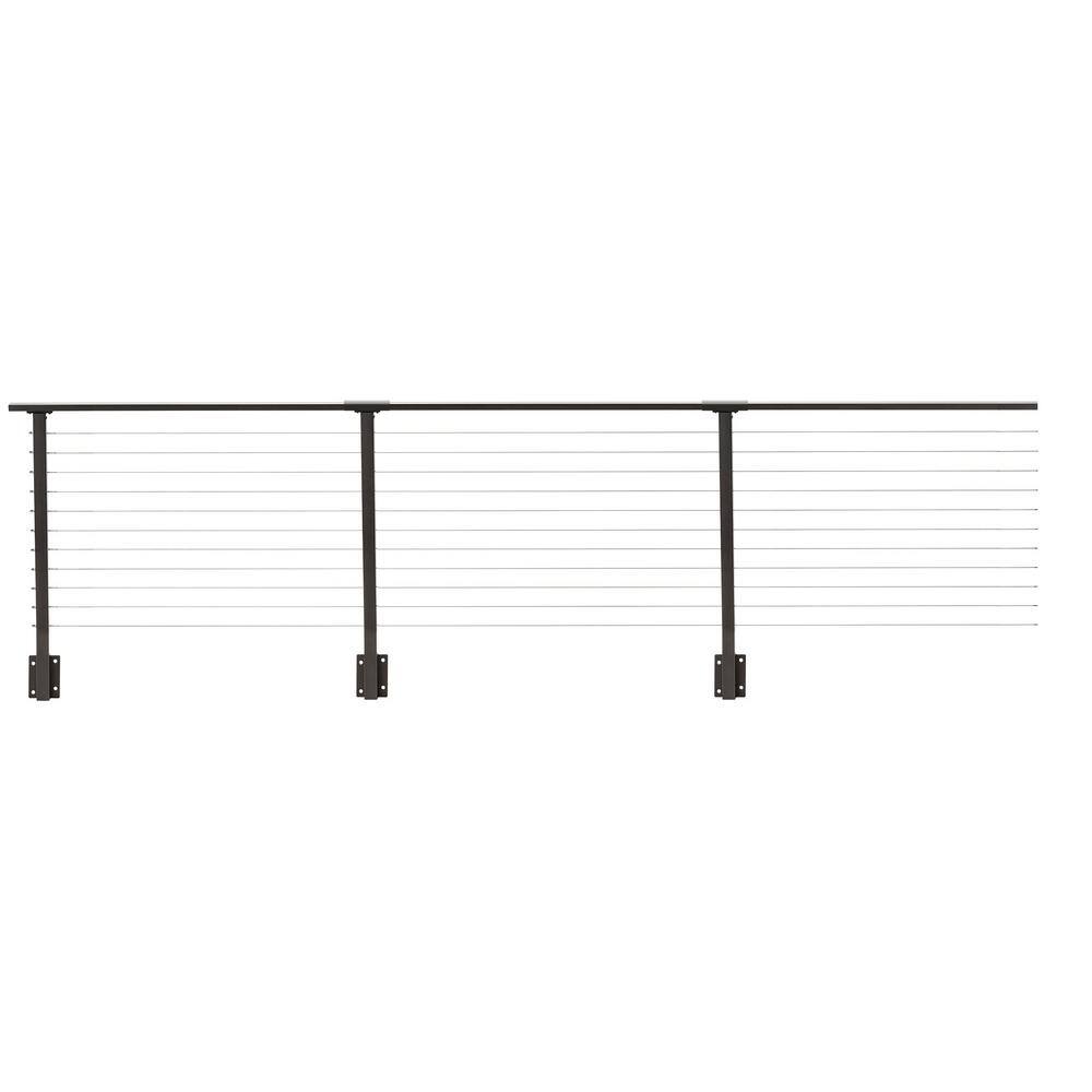 36 ft. x 36 in. Bronze Deck Cable Railing, Face Mount price history on PriceWatchPro