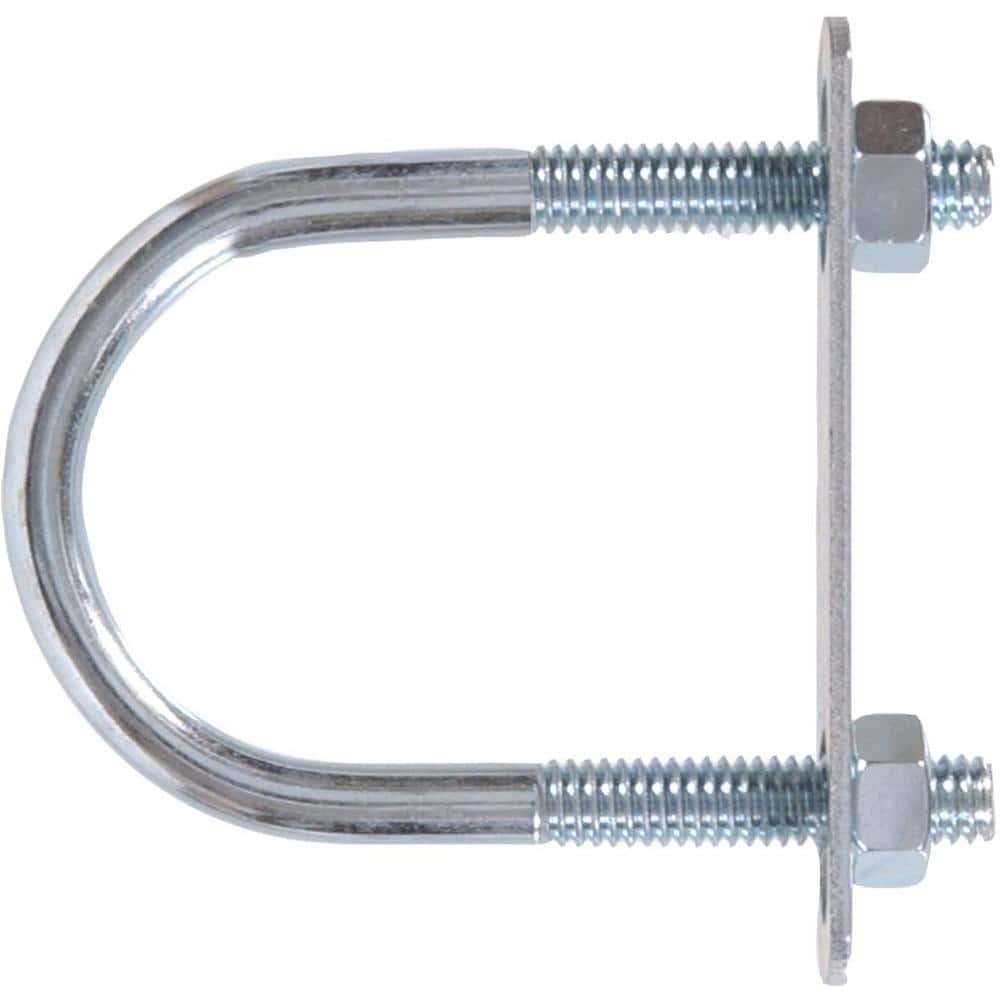 3/8 x 4 x 2-1/2 in. U-Bolt with Plated and Hex Nuts in Zinc-Plated (5-Pack) price history on PriceWatchPro