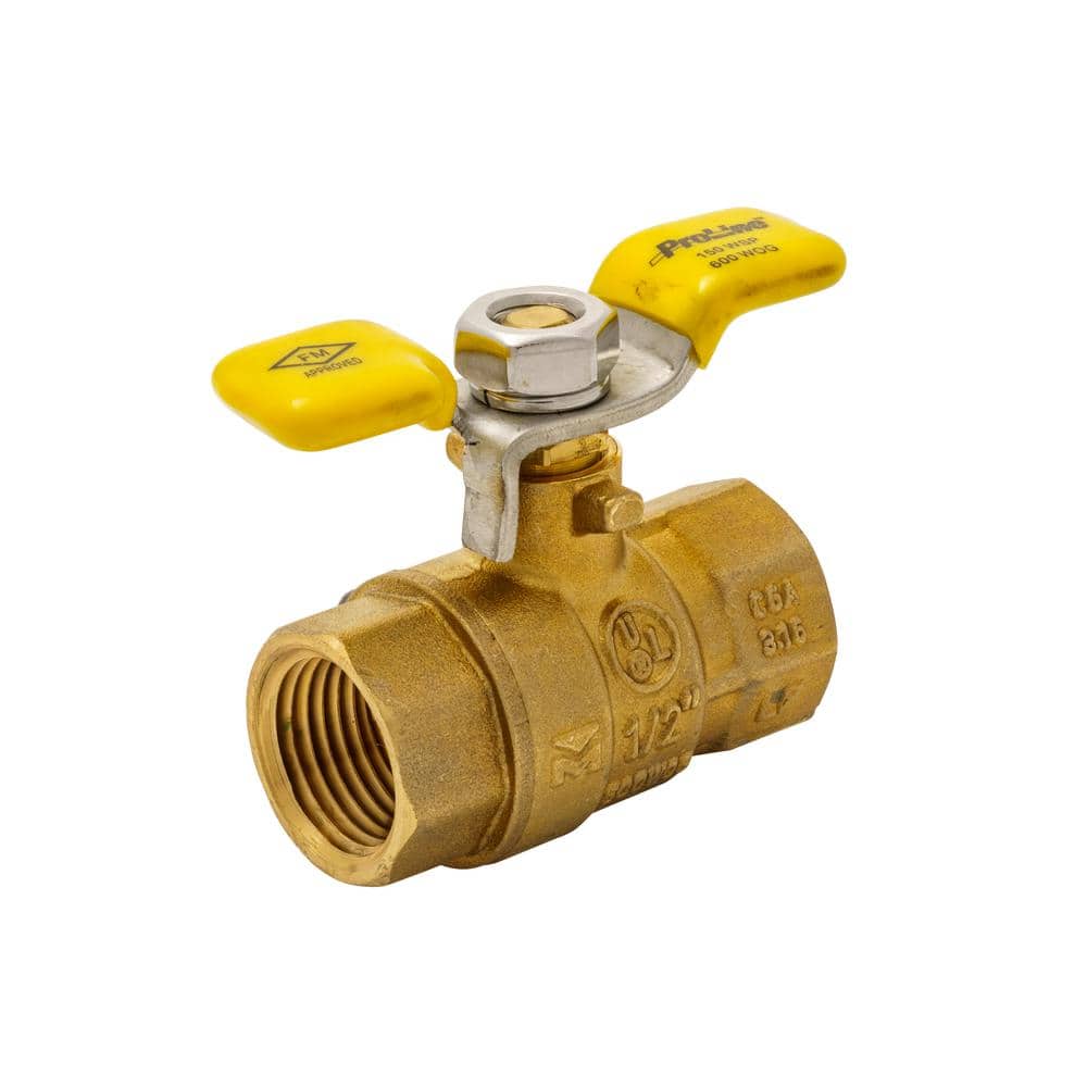 1/2 in. FNPT Full Port Lead Free Brass Ball Valve w/ Tee Handle price history on PriceWatchPro
