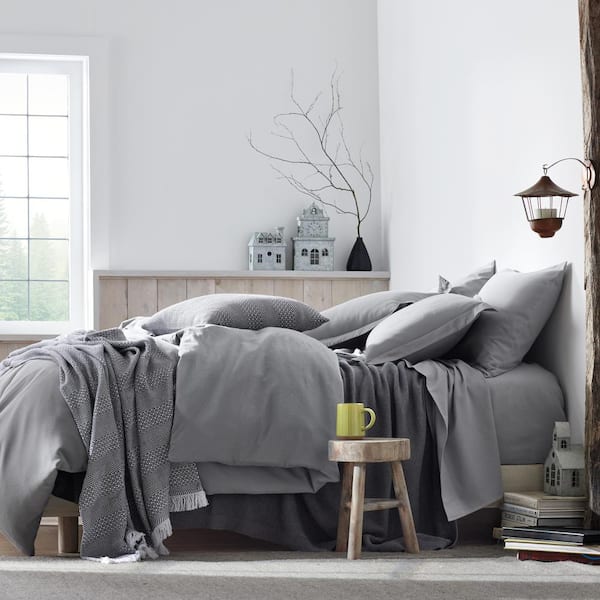 Company Cotton Solid Velvet Flannel Duvet Cover