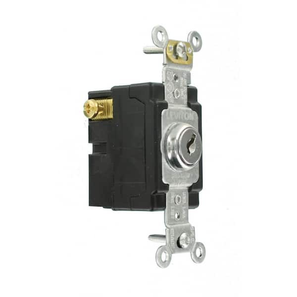 20 Amp Industrial Grade Heavy Duty 3-Way Key Locking Switch 1223-2KL