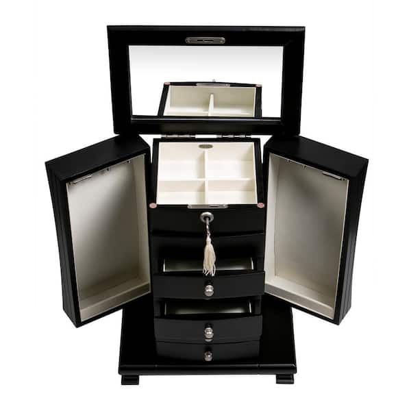 Mele & Co Layla Java Finish Wooden Jewelry Box 0086511 - The Home