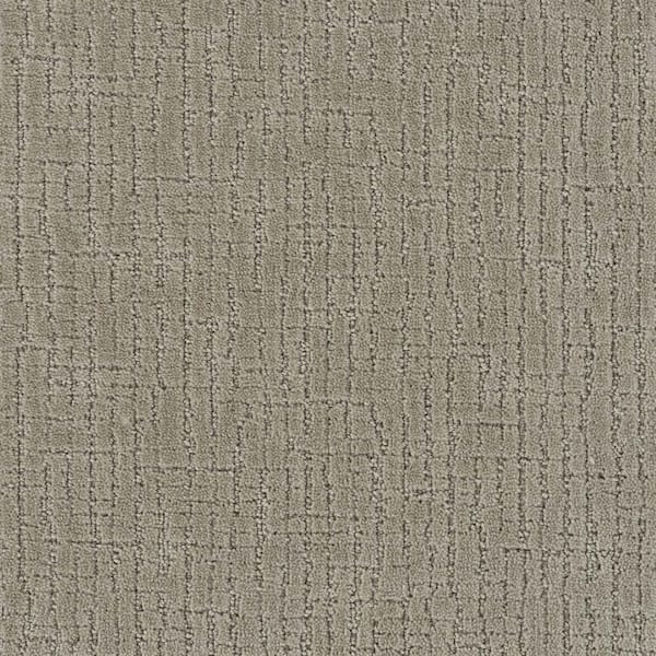 8 in. x 8 in. Pattern Carpet Sample - Linen Loft - Color Flax