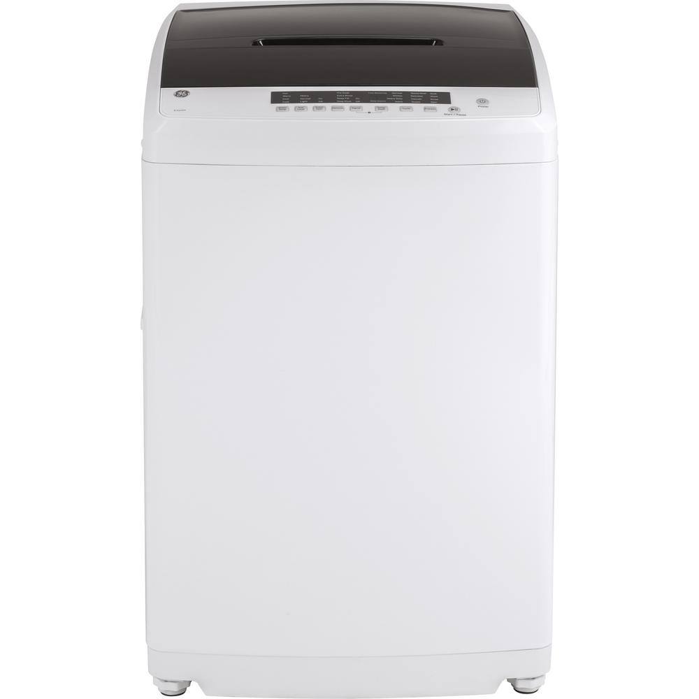 Ge 2 8 Cu Ft Capacity Portable Washer With Stainless Steel Basket Gnw128psmww The Home Depot