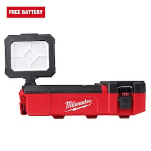 M12 12-Volt Lithium-Ion Cordless PACKOUT Flood Light w/USB Charging