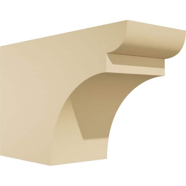 Ekena Millwork Standard Yorktown 6 in. W x 10 in. H x 16 in. D Signature Urethane Rafter Tail Outlooker