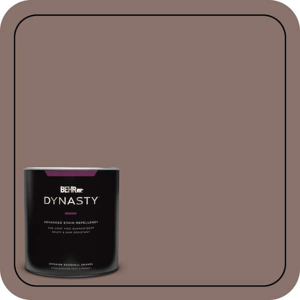 BEHR DYNASTY 1 qt. #MQ1-56 Elkhound One-Coat Hide Eggshell Enamel Interior Stain-Blocking Paint and Primer