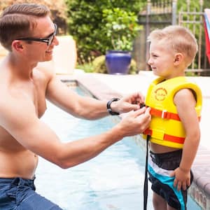 Small Fierce Green Super Soft Life Jacket Child Swimming Vest