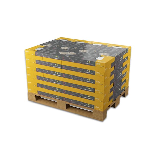 Lucida Surfaces TerraCore Calacatta 22 MIL x 12 in. W x 24 in. L Click Lock Waterproof Vinyl Tile Flooring (864 sqft/pallet)