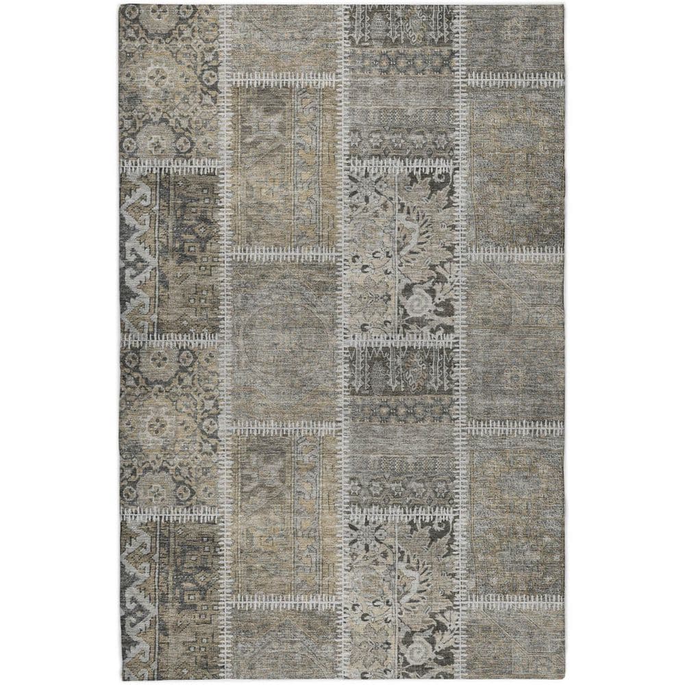 Dream Shag Premium Machine Washable Abstract ADS635 Taupe 9 ft. x 12 ft. Area Rug price history on PriceWatchPro