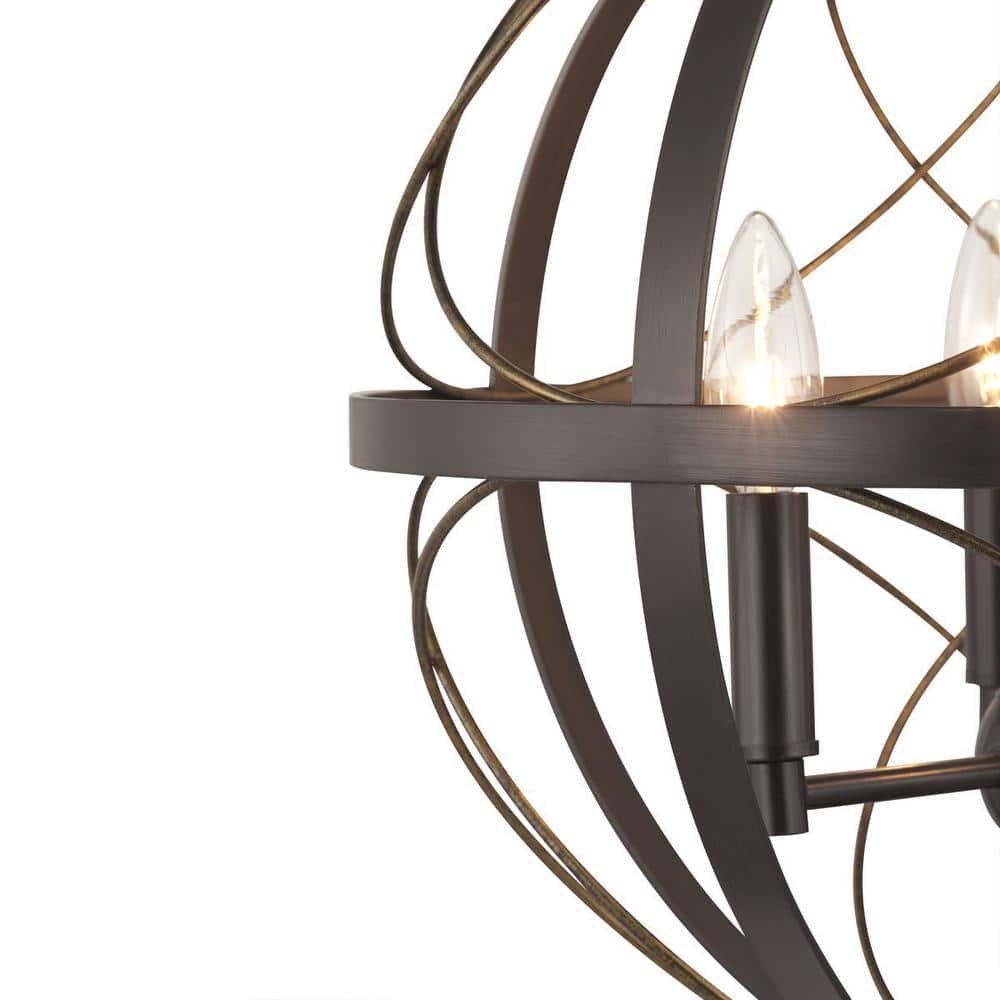Brandywine Antique Bronze 3-Light Farmhouse Pendant