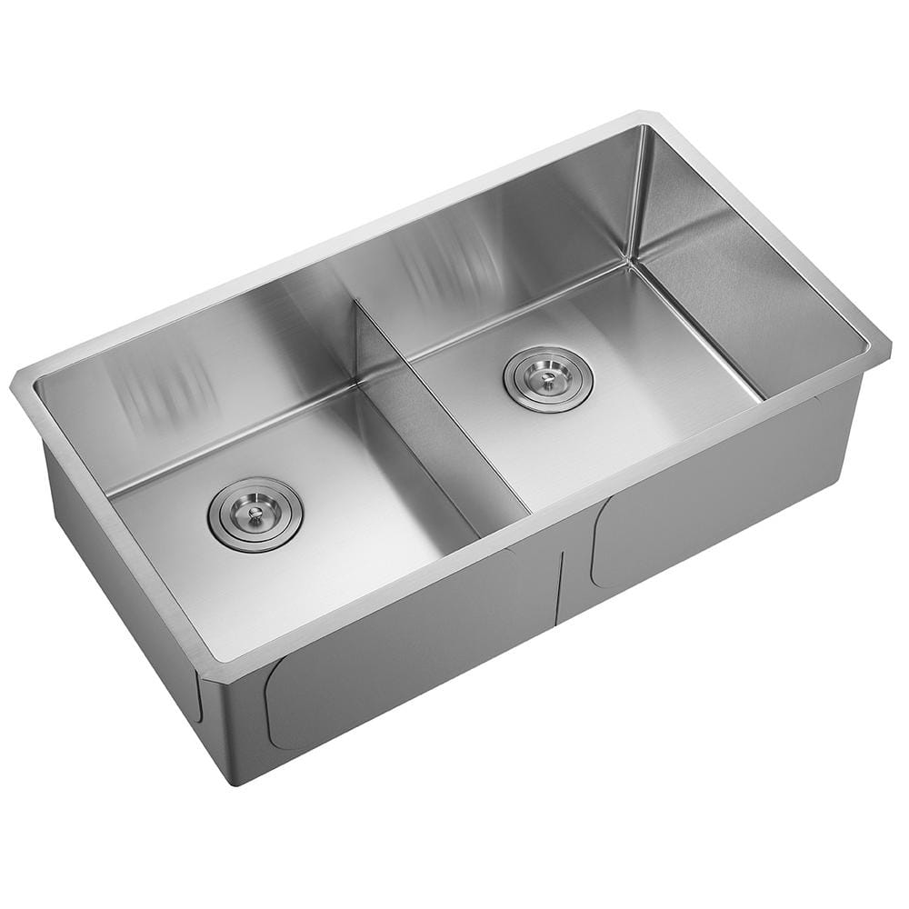 Stainless steel kitchen sink cabinet - SBC36FDD - SUNSTONE - for garden /  home