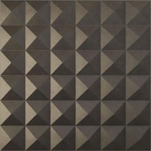 19 5/8 in. x 19 5/8 in. Damon EnduraWall Decorative 3D Wall Panel, Weathered Steel (Covers 2.67 Sq. Ft.)