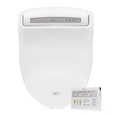 Supreme Electric Bidet Seat for Elongated Toilets in White
