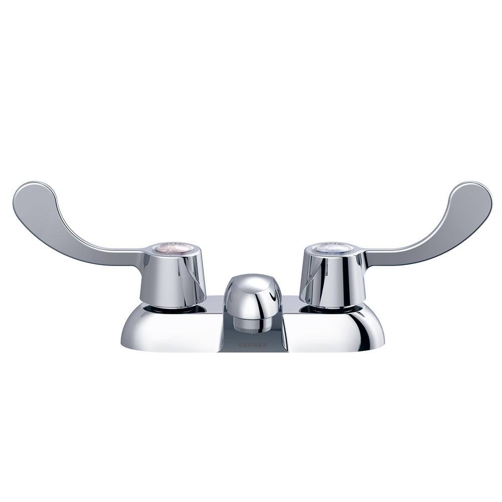 Gerber Chrome Dual Handle Centerset Bathroom Faucet