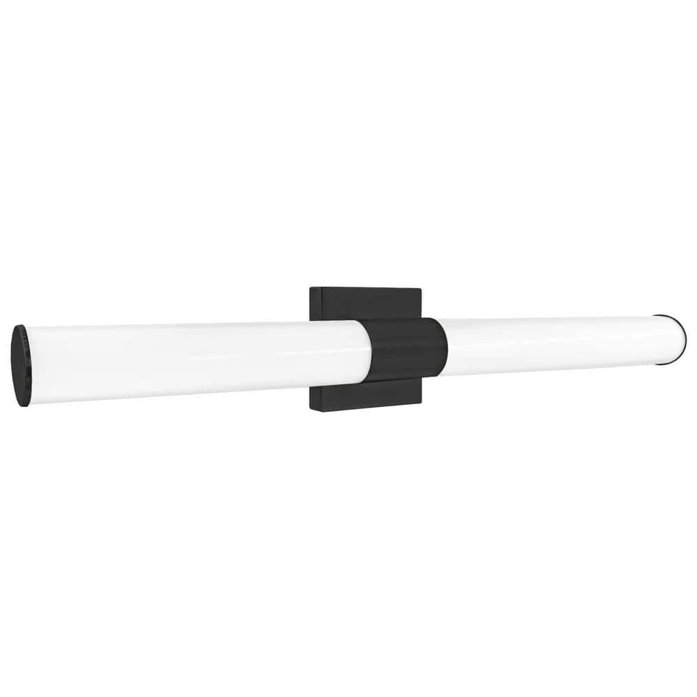 36 in. Black Fixture 5 CCT 2700K-5000K Vanity 1-Light 30-Watt 2200 Lumens Dimmable Damp Rated ETL Listed price history on PriceWatchPro