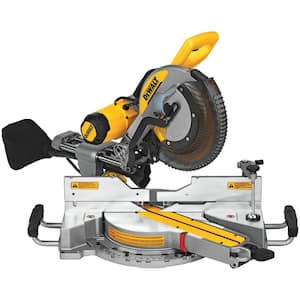 15 Amp Corded 12 in. Double Bevel Sliding Compound Miter Saw, Blade Wrench and Material Clamp