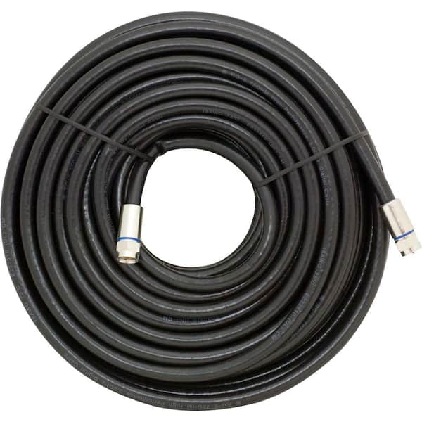 GE 50 ft. Gray RG6 In-Wall Coaxial Cable
