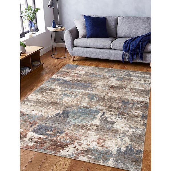 Concord Global Trading Venice Multi 8 ft. x 10 ft. Abstract Area