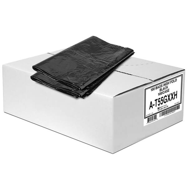 Heavy-Duty Trash Bags, 30 gal, 1.2 mil, 30.5 x 33, Black, 200/Box -  Supply Box