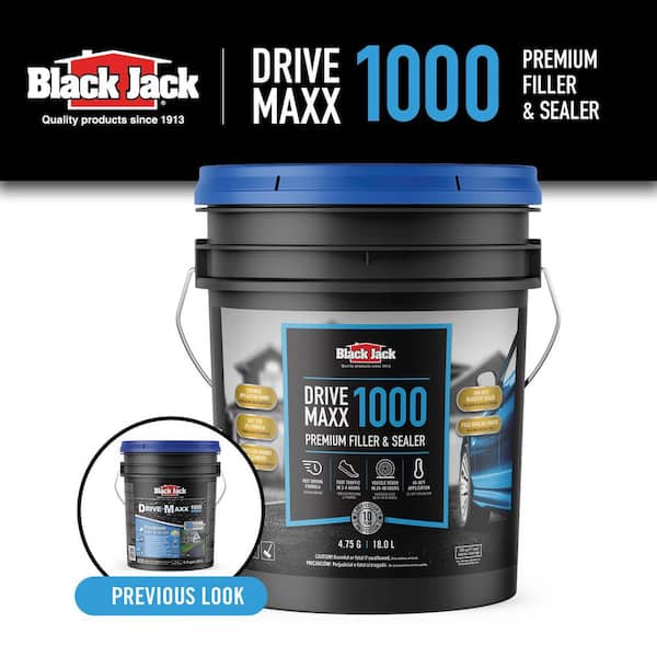 Black Jack 4.75 gal. Drive-Maxx 1000-Matte Black Water-Based