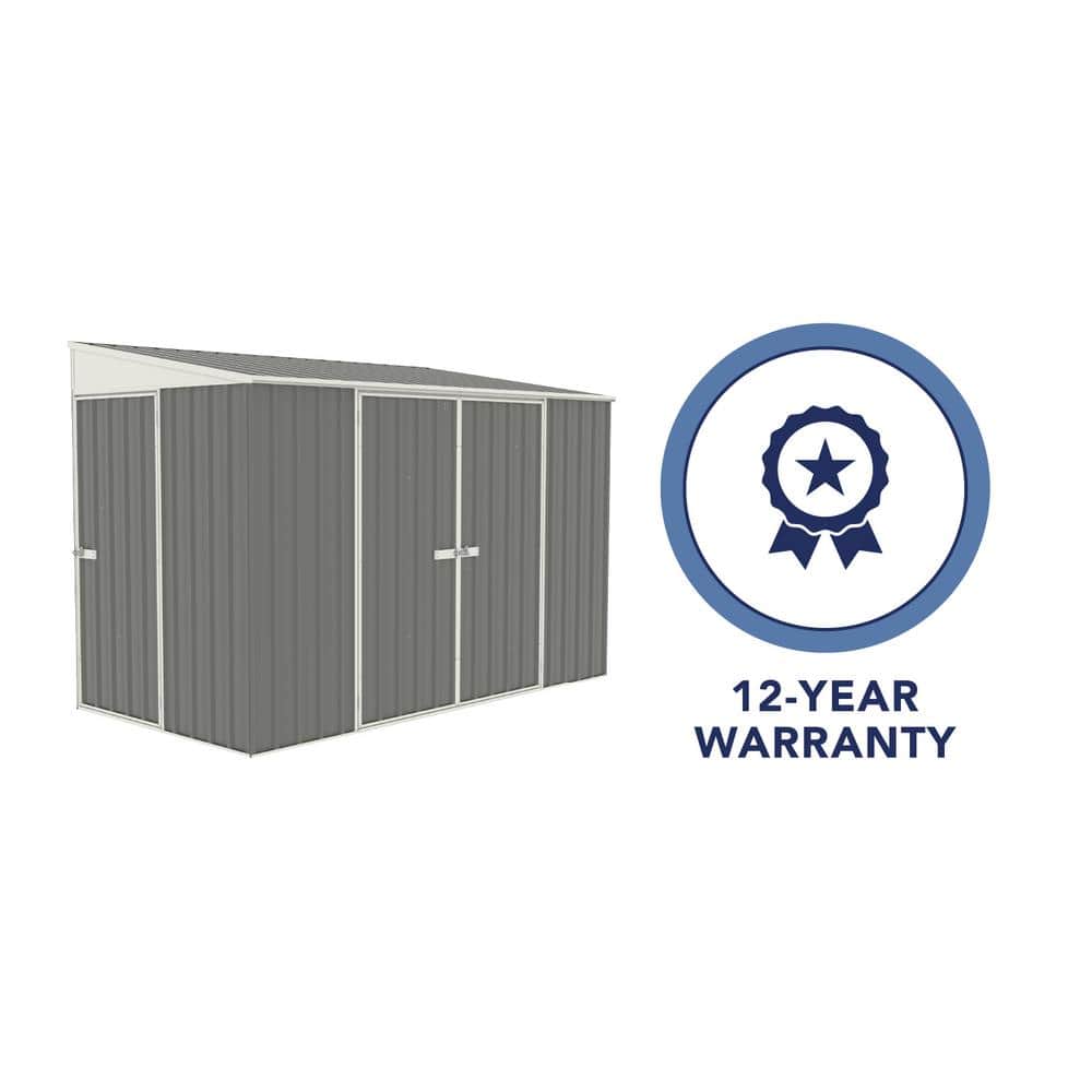 Durango 6x10 Woodland Gray Galvanized Steel Bike Shed Kit