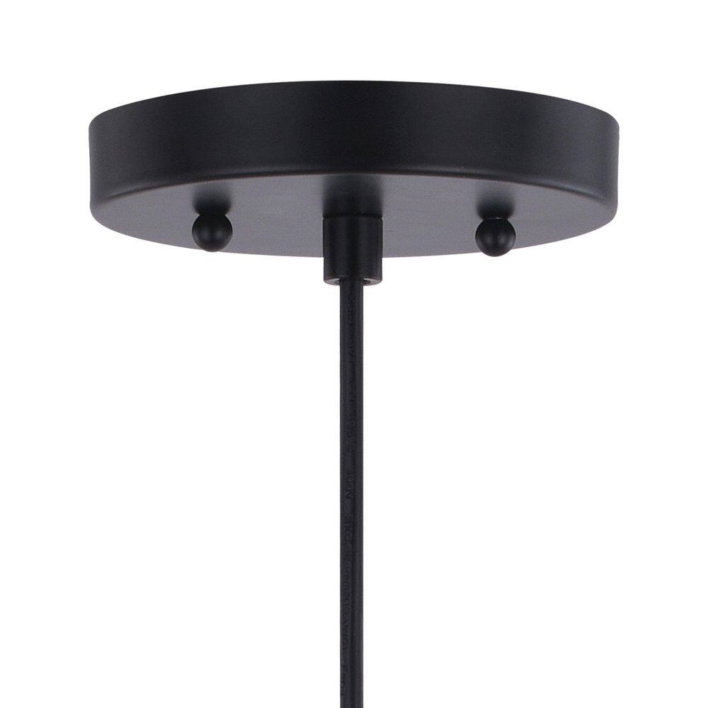 Milano Oil Rubbed Bronze Mini Pendant Light with Hand-Blown Glass
