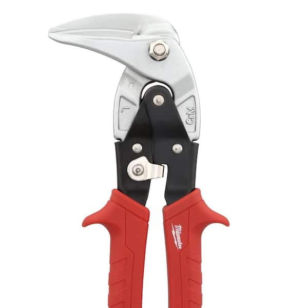 Left-Cut And Right Cut Right Angle Aviation Snips 2-Piece 9 In