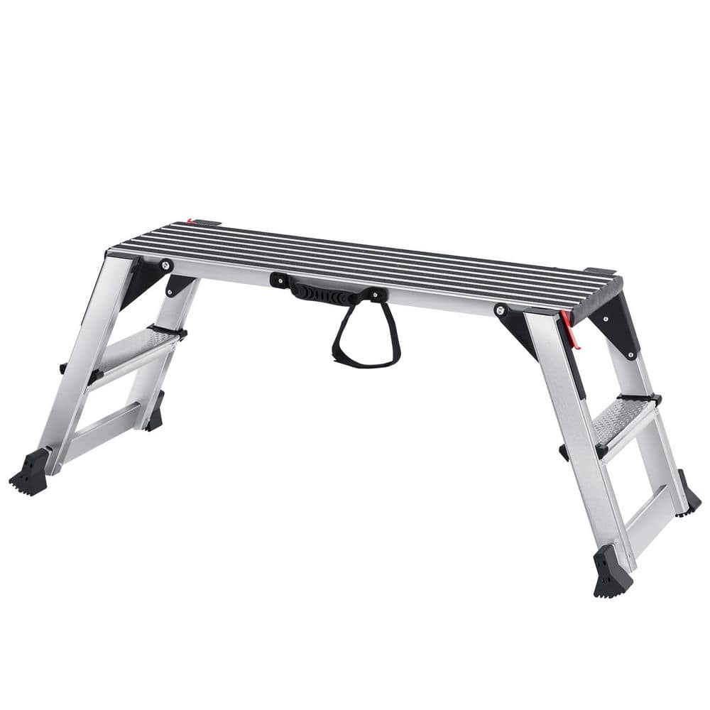 3.28 ft. x 1.6 ft. x 0.98 ft. Aluminum Heavy Folding Work Platform 660 lbs. Non-Slip Feet, for Cleaning, Painting price history on PriceWatchPro