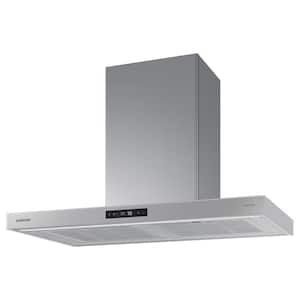 36" BESPOKE Wall Mount Range Hood in Clean Grey