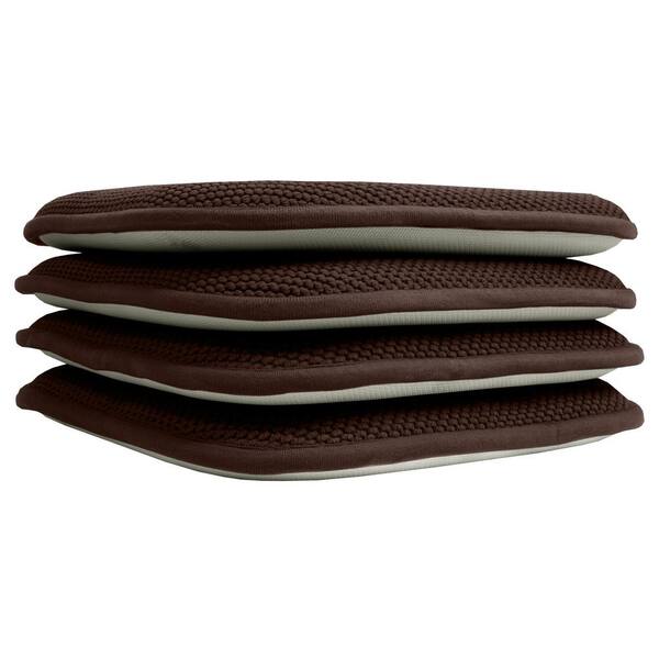 Sweet Home Collection Honeycomb Memory Foam Square 16 W x 16