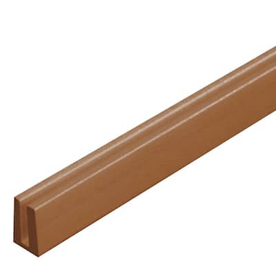 4 ft. Sierra Cedar Vinyl Lattice Cap (2-Pack)