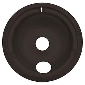 8 in. Drip Bowl in Black Porcelain