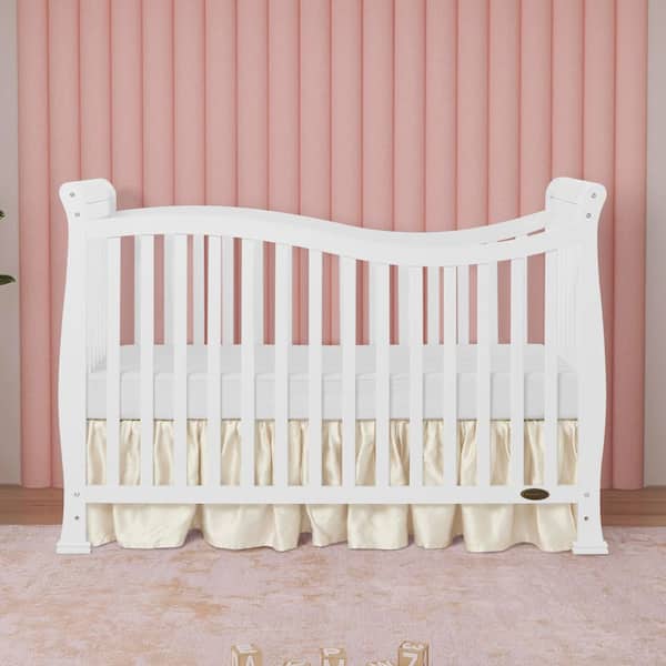 Dream On Me Violet White 1-Convertible LifeStyle Crib 655-W