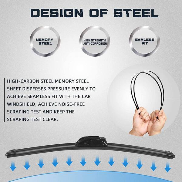 BOSCH DC WIPER BLADES 16 INCH For Jeep WRANGLER 2018-2022 Front Left Right - View #7