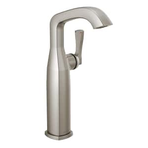 Stryke Single Handle Vessel Sink Faucet in Stainless Steel