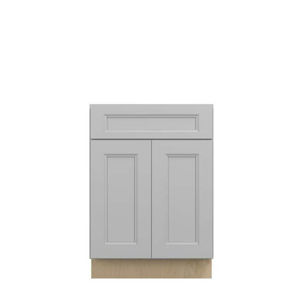 Kunal Kitchens Rockingham Recessed 24 in. W x 34.5 in. H x 24 in. D in Painted Stratus Plywood Assembled Base Cabinet