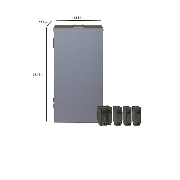 M e core M,C,B utter 3gX 15袋X３箱 GE 200 Amp 32-Space 64-Circuit Main Breaker Outdoor Load Center
