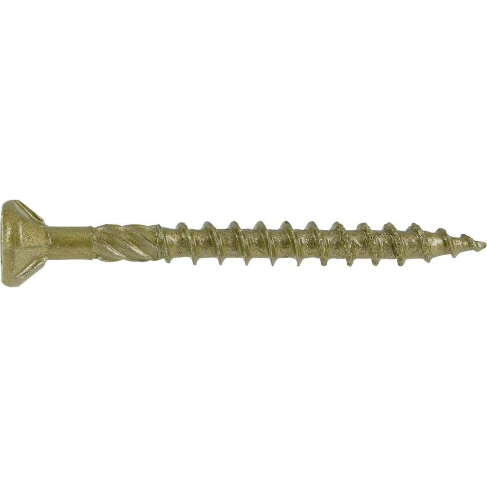 #8 x 1-3/4 in. Star Flat-Head Exterior Wood Screw (5 lbs./Pack)