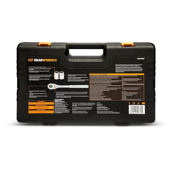 1/4 in. and 3/8 in. Drive 72-Tooth 6-Point Professional Tool Set (138-Piece)