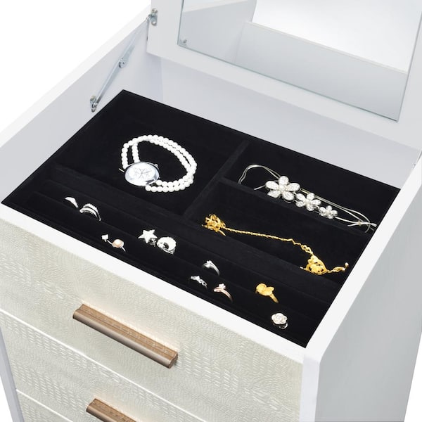 Velvet-Lined Jewelry Tray - Richelieu Hardware