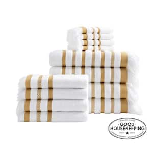 Buddemeyer Espresso Stripe Towels (Set of 6)