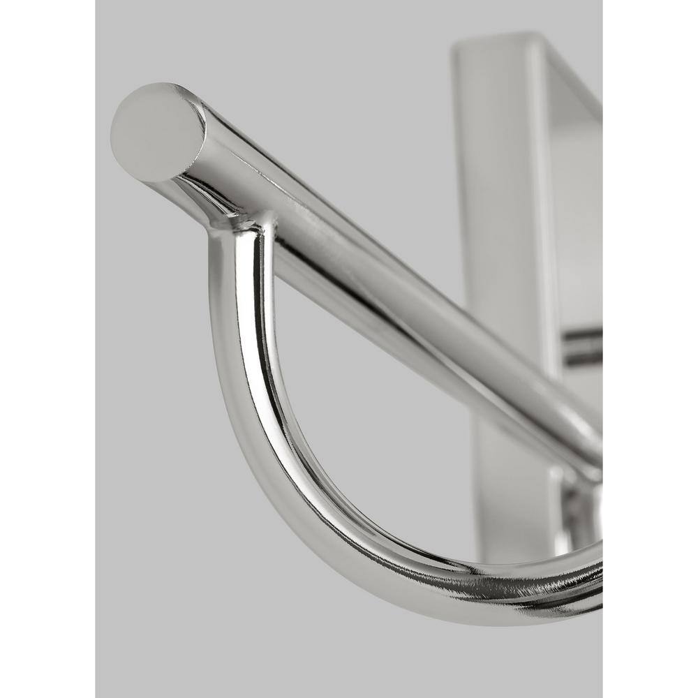 Chrome Four-Light Bathroom Vanity Fixture with Glass Shades
